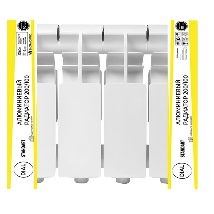 Алюминиевые литые радиаторы центрального отопления Dial Standart