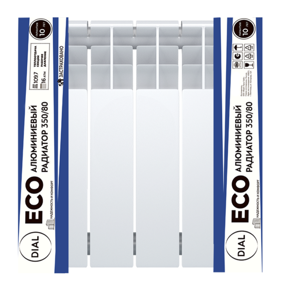 Алюминиевые литые радиаторы центрального отопления Dial Eco