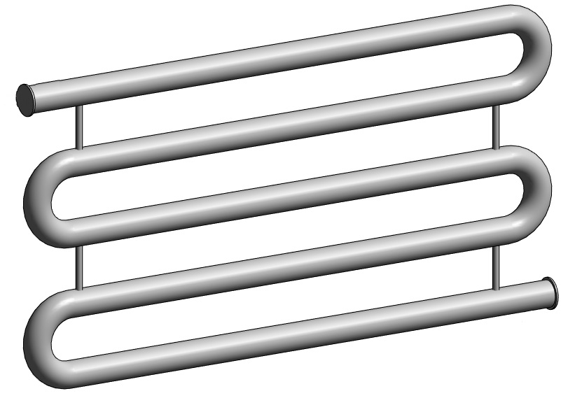 Регистры из гладких труб Dial