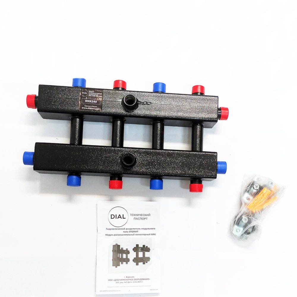 Модуль распределительный коллекторный DIAL STEEL MRK 4х40