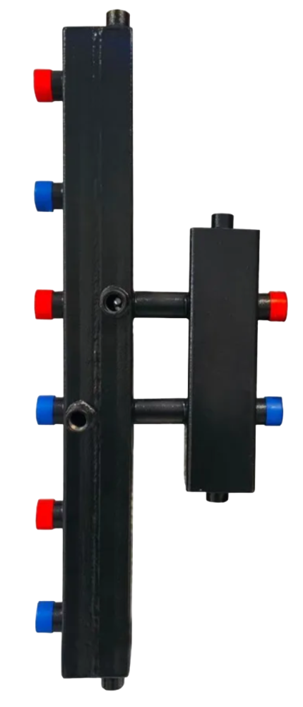 Гидравлический разделитель модульного типа вертикальный DIAL STEEL GRM V 3х100