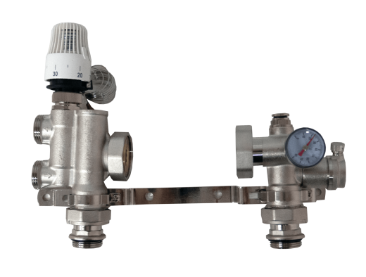 Насосно-смесительный узел для теплого пола