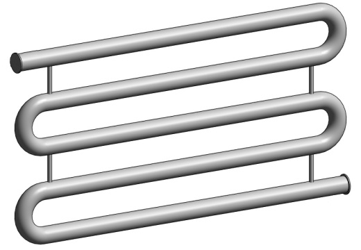 Регистры из гладких труб Dial