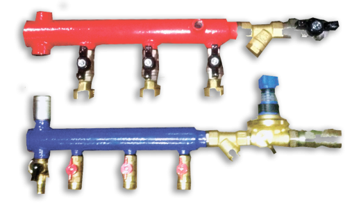 Коллекторы для поэтажного отопления многоквартирных домов