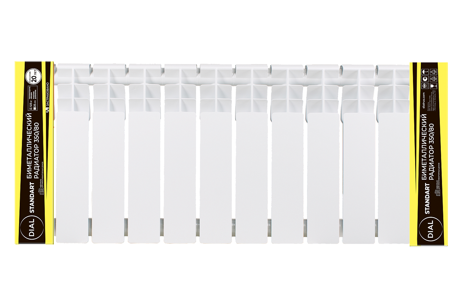 Биметаллические литые радиаторы центрального отопления Dial Standart