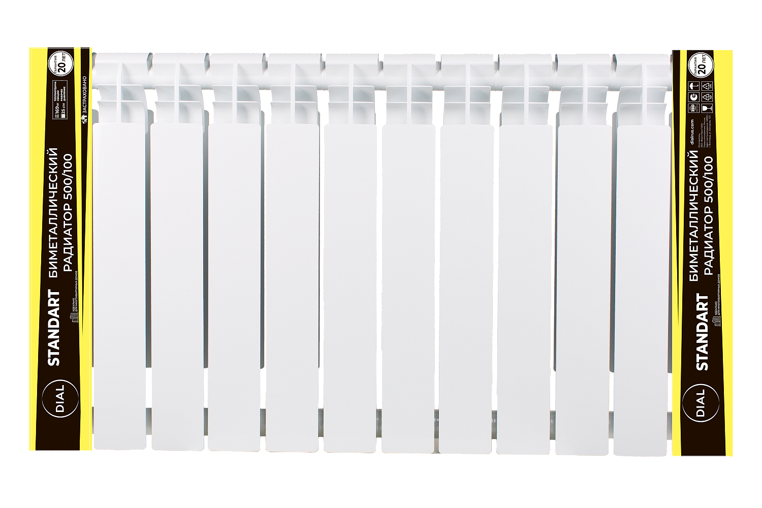 Биметаллические литые радиаторы центрального отопления Dial Standart