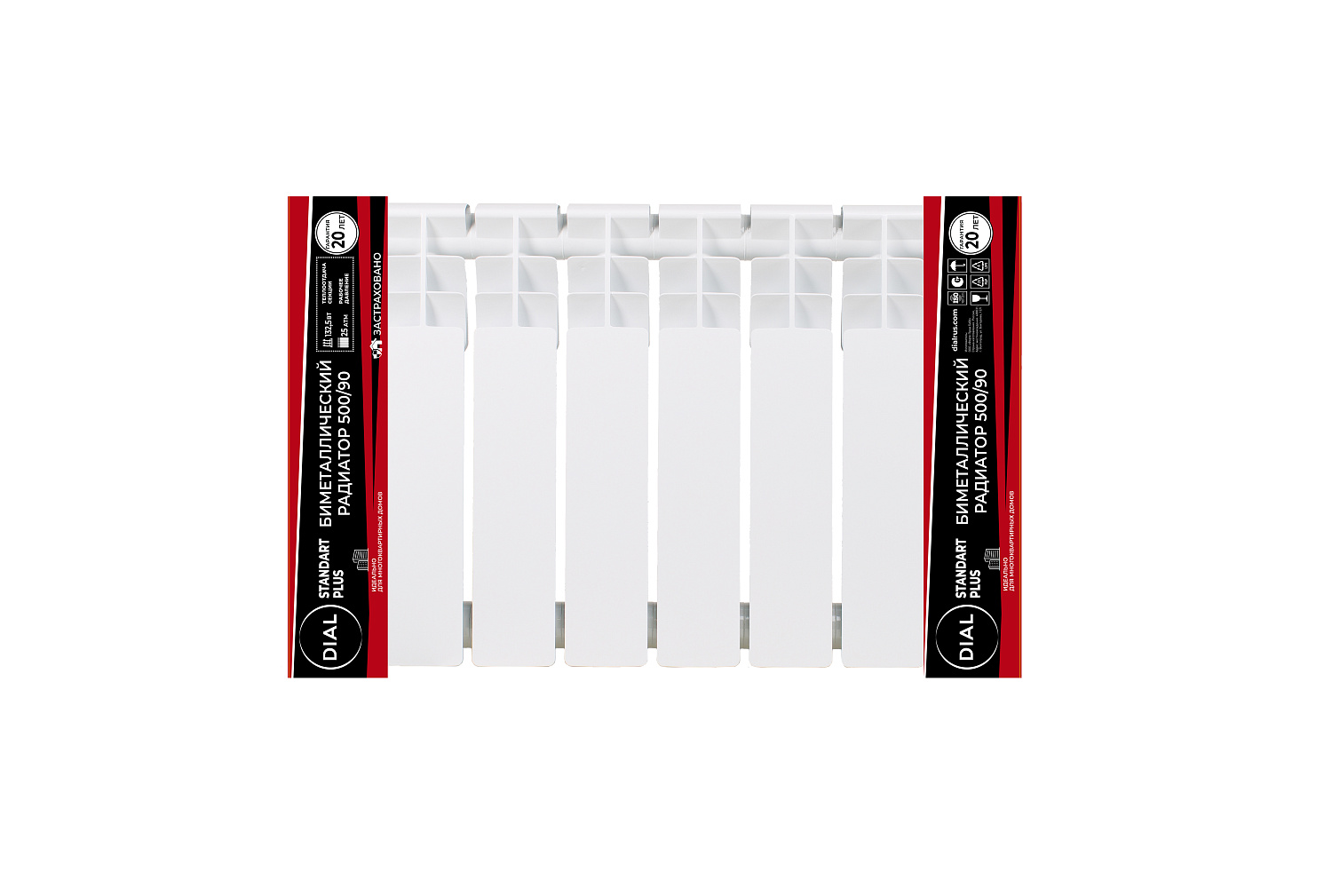 Биметаллические литые радиаторы центрального отопления Dial Standart+