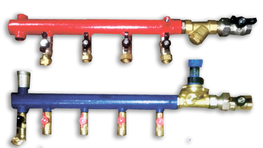 Коллекторы для поэтажного отопления многоквартирных домов