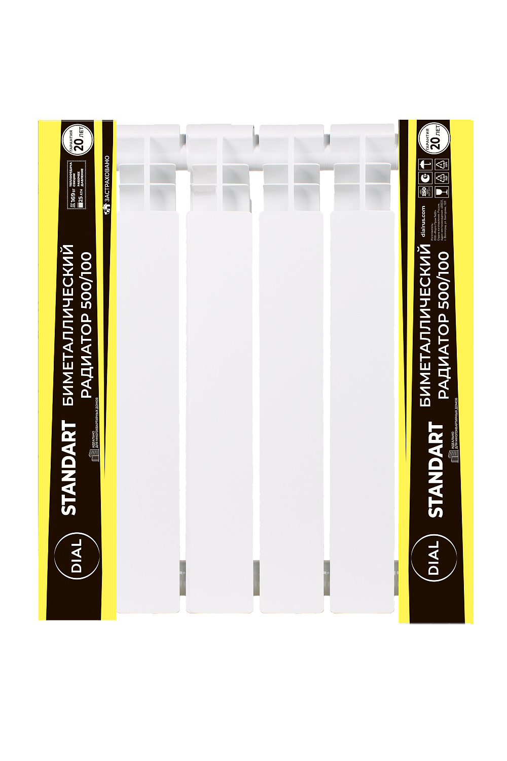 Биметаллические литые радиаторы центрального отопления Dial Standart