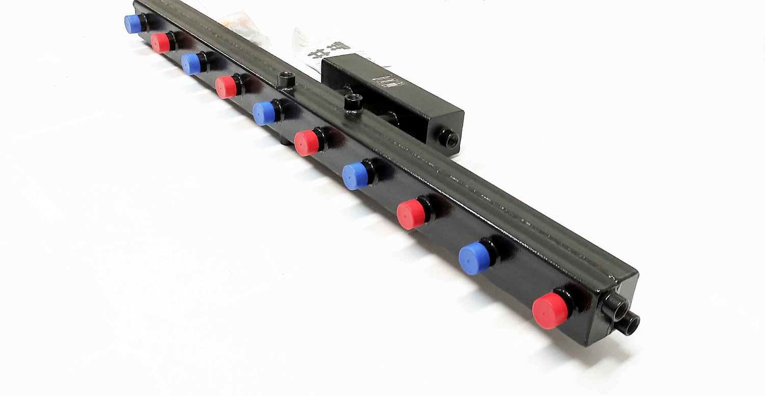 Гидравлический разделитель модульного типа вертикальный DIAL STEEL GRM V 5х60