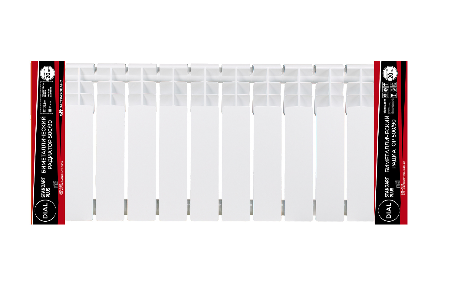 Биметаллические литые радиаторы центрального отопления Dial Standart+