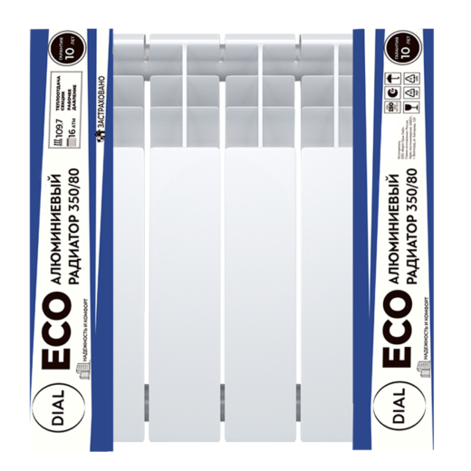 Алюминиевые литые радиаторы центрального отопления Dial Eco