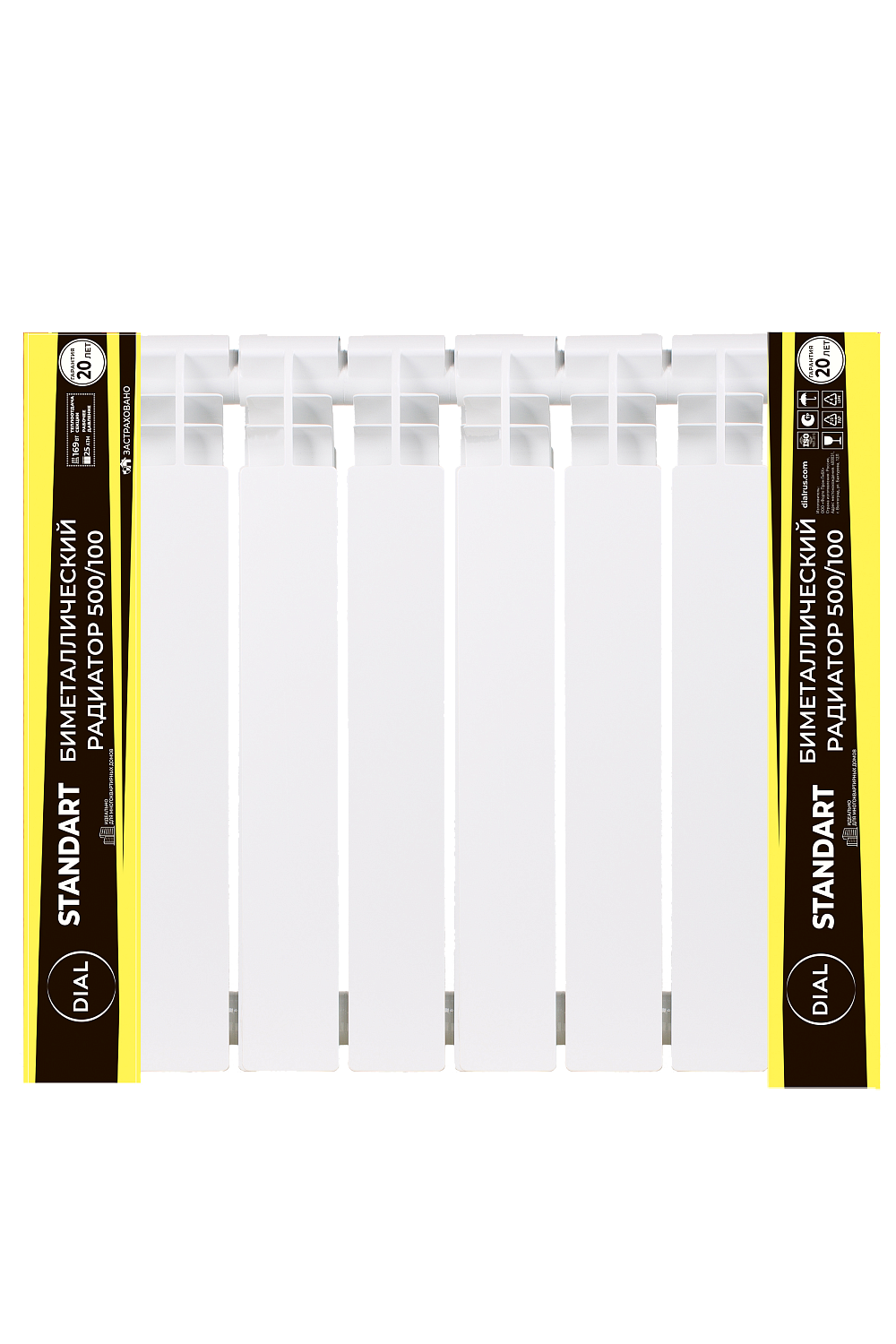 Биметаллические литые радиаторы центрального отопления Dial Standart